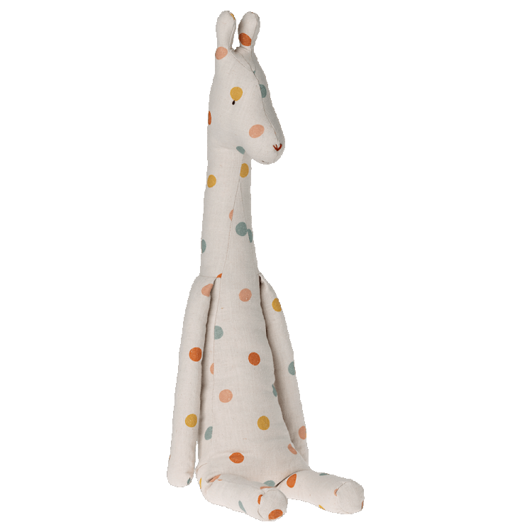 Giraffa in stoffa a pois - grande