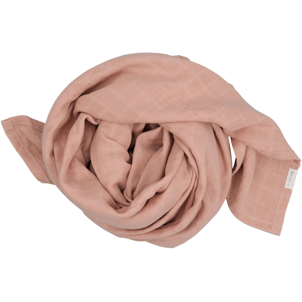 Swaddle in cotone organico rosa antico