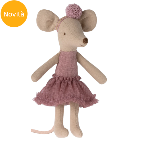 Topina ballerina con body e tutù melange