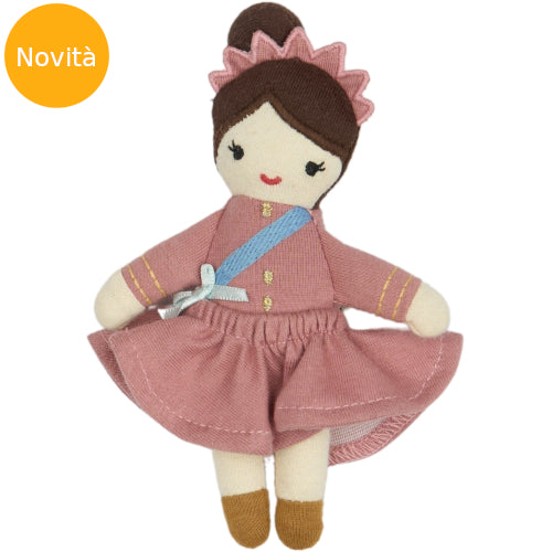 Pocket Friend bambola Regina in cotone