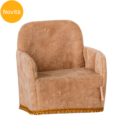 Poltroncina rosa polvere