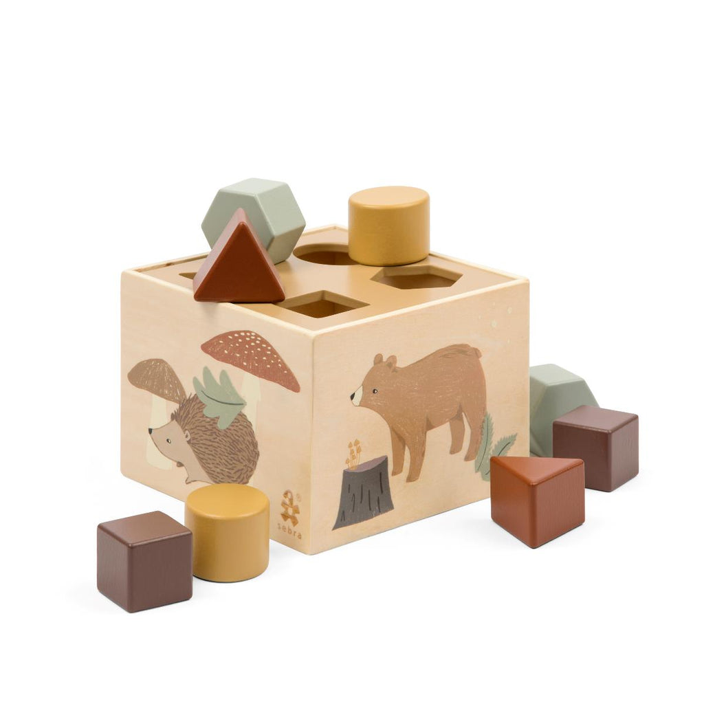 Cubi in legno per selezione forme
