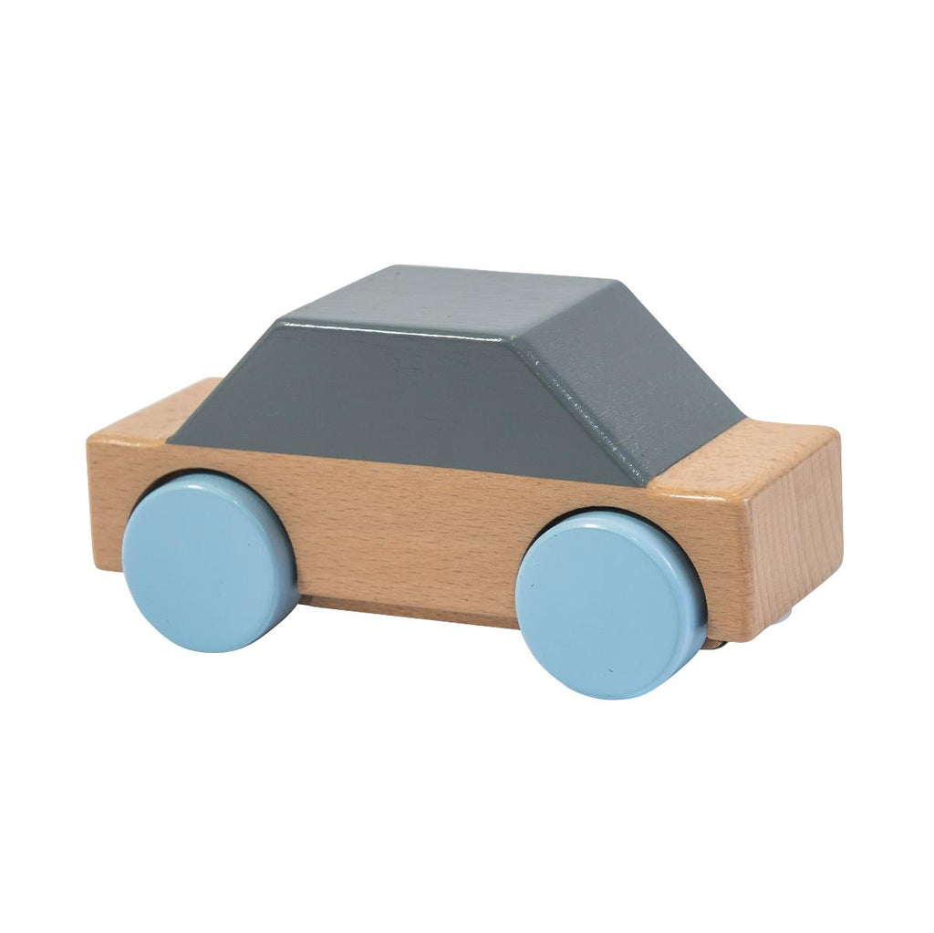 Giocattolo colorato in legno a forma di automobile